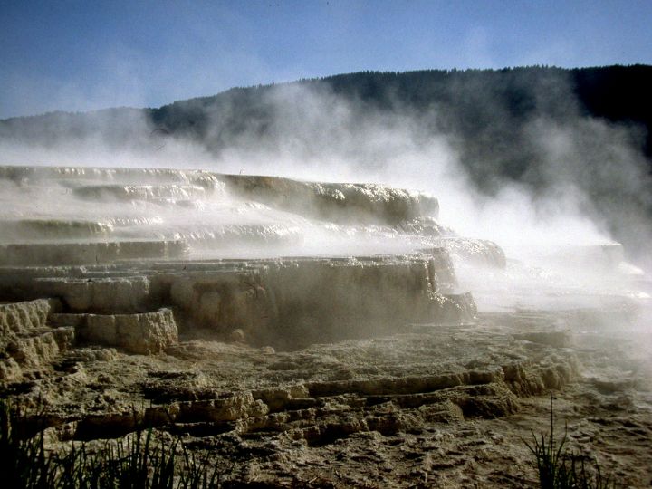 Sehenswürdigkeiten in USA - Yellowstone National Park im Bundesstaat Wyoming.