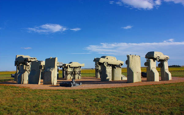 Carhenge - Stonehenge der USA - Sehenswürdigkeiten USA Carhenge - Stonehenge der USA - Sehenswürdigkeiten USA