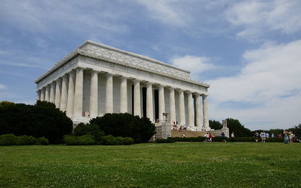 Lincoln Memorial in der Hauptstadt Washington D.C. in der USA - Sehenswürdigkeiten USA